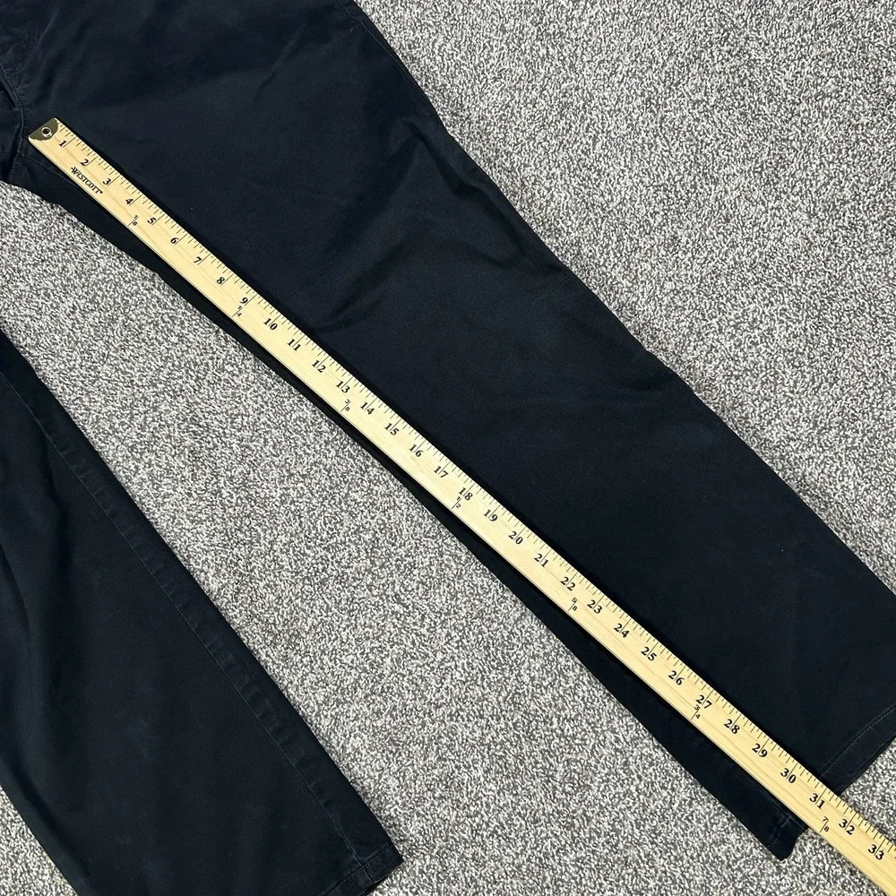 AG Adriano Goldschmied The Lux‎ Khaki Pants Men 34R Black Tailored Trouser